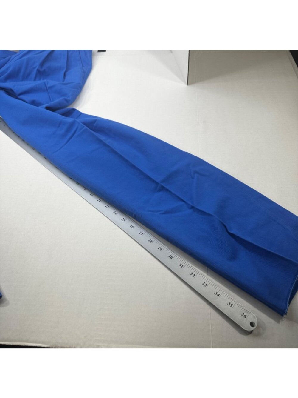 Aureus Men's Sz 36 Pant Pleated Raw Hem Needs To Be Tailored Blue New With Tags - Picture 8 of 16